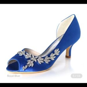 Blue Wedding Shoes